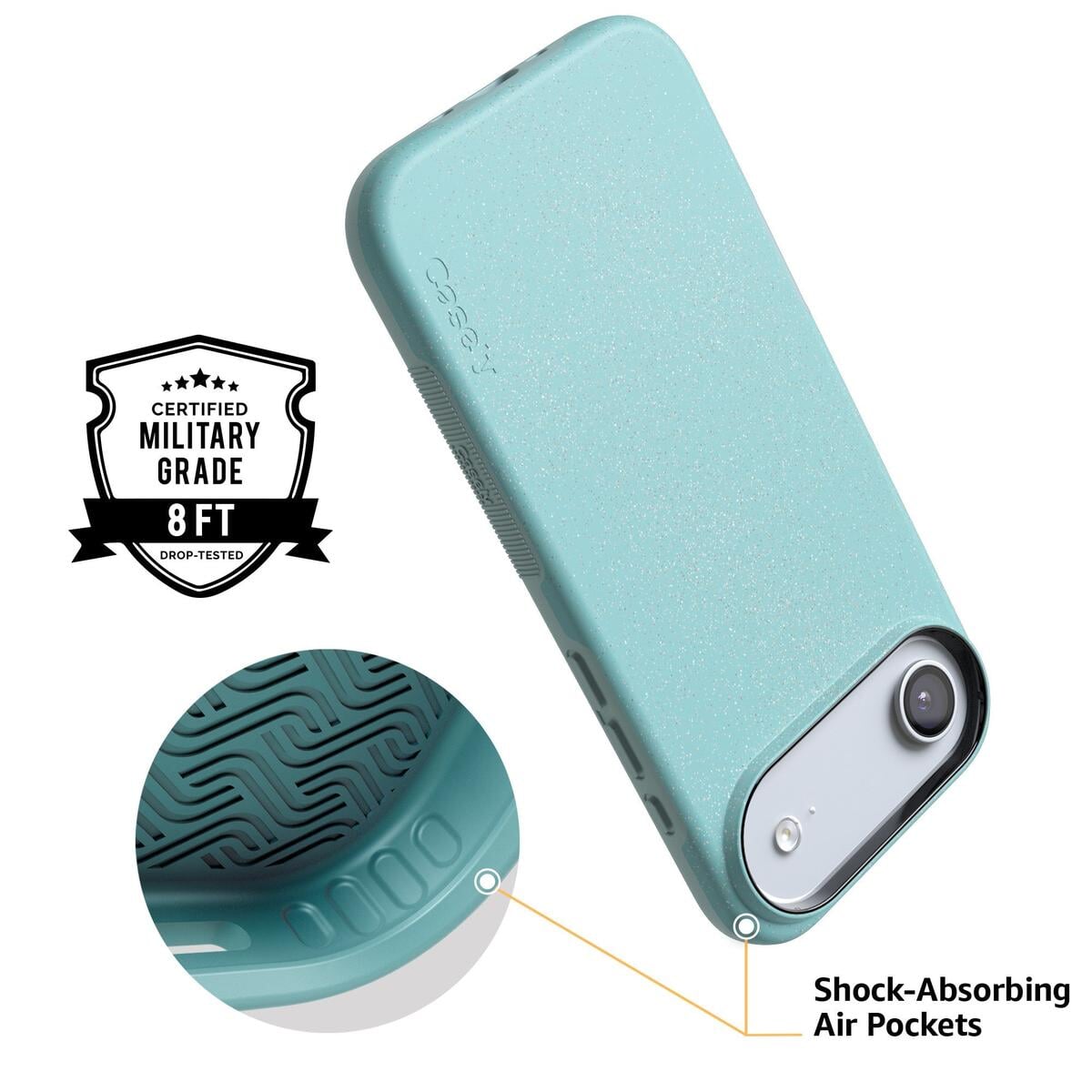 Aquamarine | Ocean Blue Shimmer Case iPhone Case get.casely