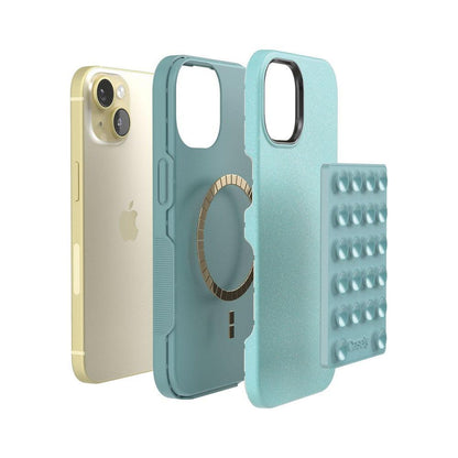 Aquamarine | Ocean Blue Shimmer Grippy Grippy get.casely