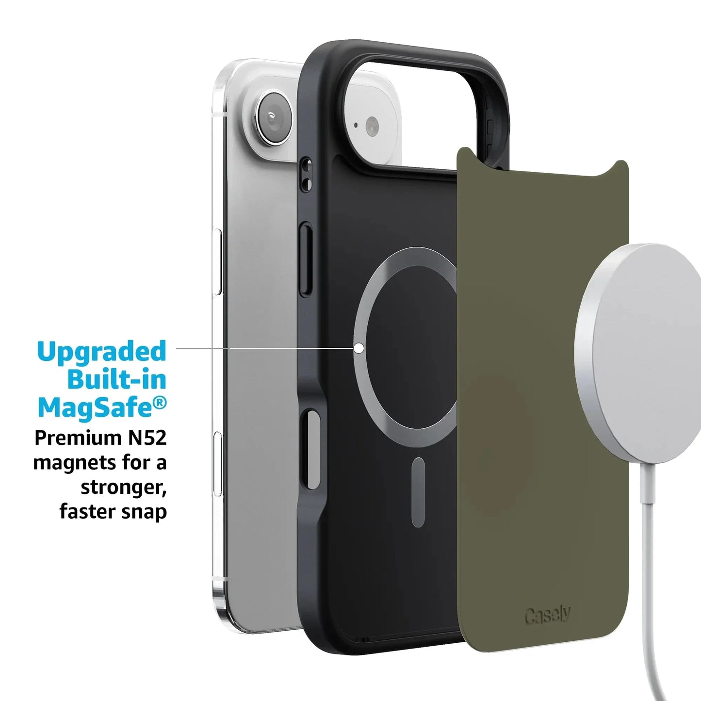 Army Green | The Boyfriend Collection Phone Case get.casely