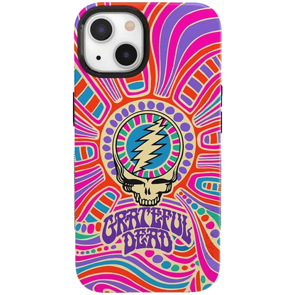 Art of Chaos | Grateful Dead Skull Case iPhone Case get.casely Bold + MagSafe® iPhone 13