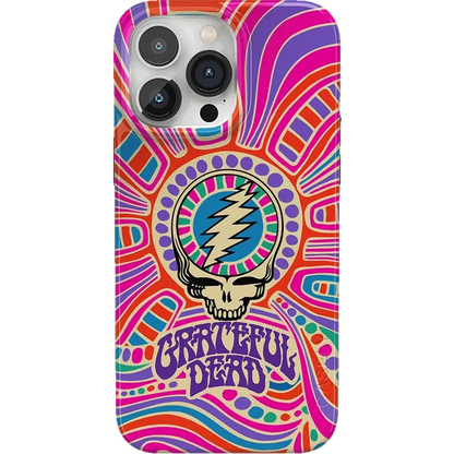 Art of Chaos | Grateful Dead Skull Case iPhone Case get.casely Classic + MagSafe® iPhone 14 Pro Max