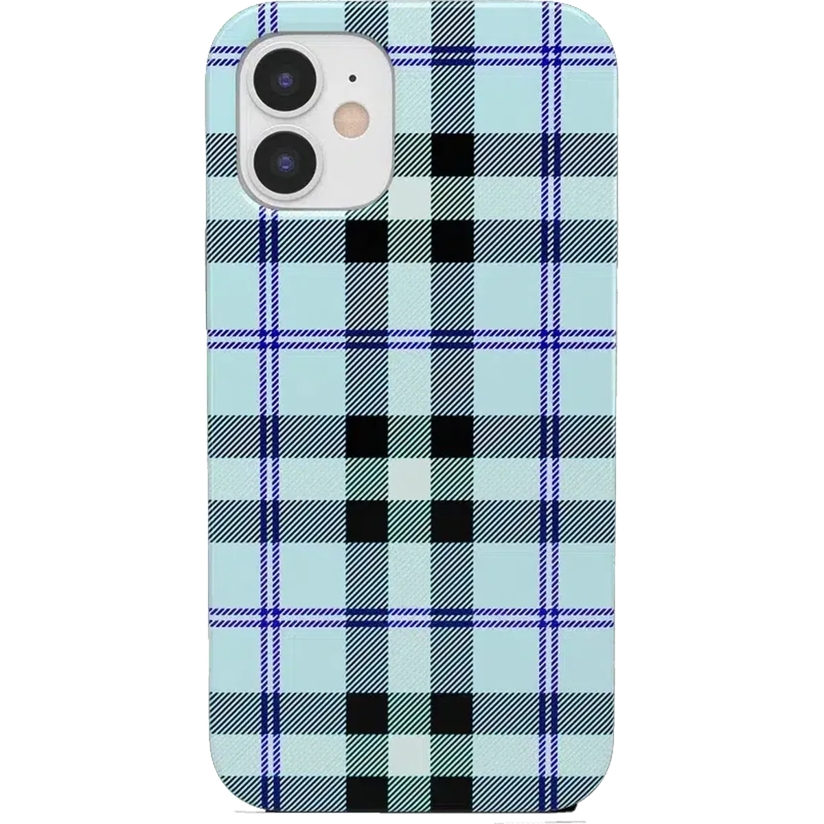 As if! | Light Blue Plaid Case iPhone Case get.casely