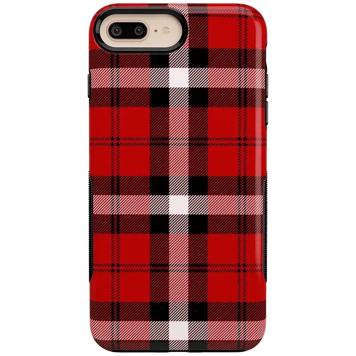 As if! | Red Plaid iPhone Case iPhone Case get.casely Bold iPhone 6/7/8 Plus