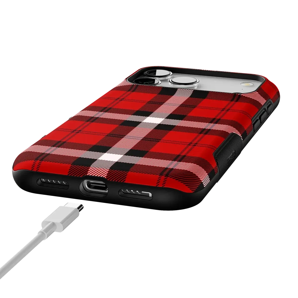 As if! | Red Plaid Case Phone Case get.casely