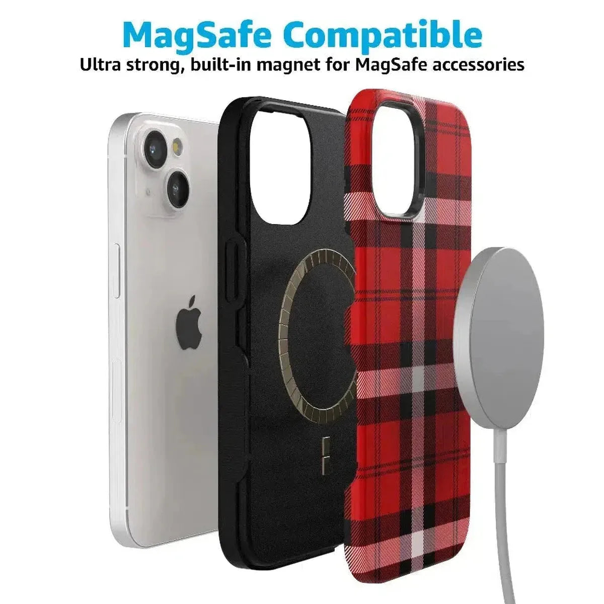 As if! | Red Plaid Case Phone Case get.casely