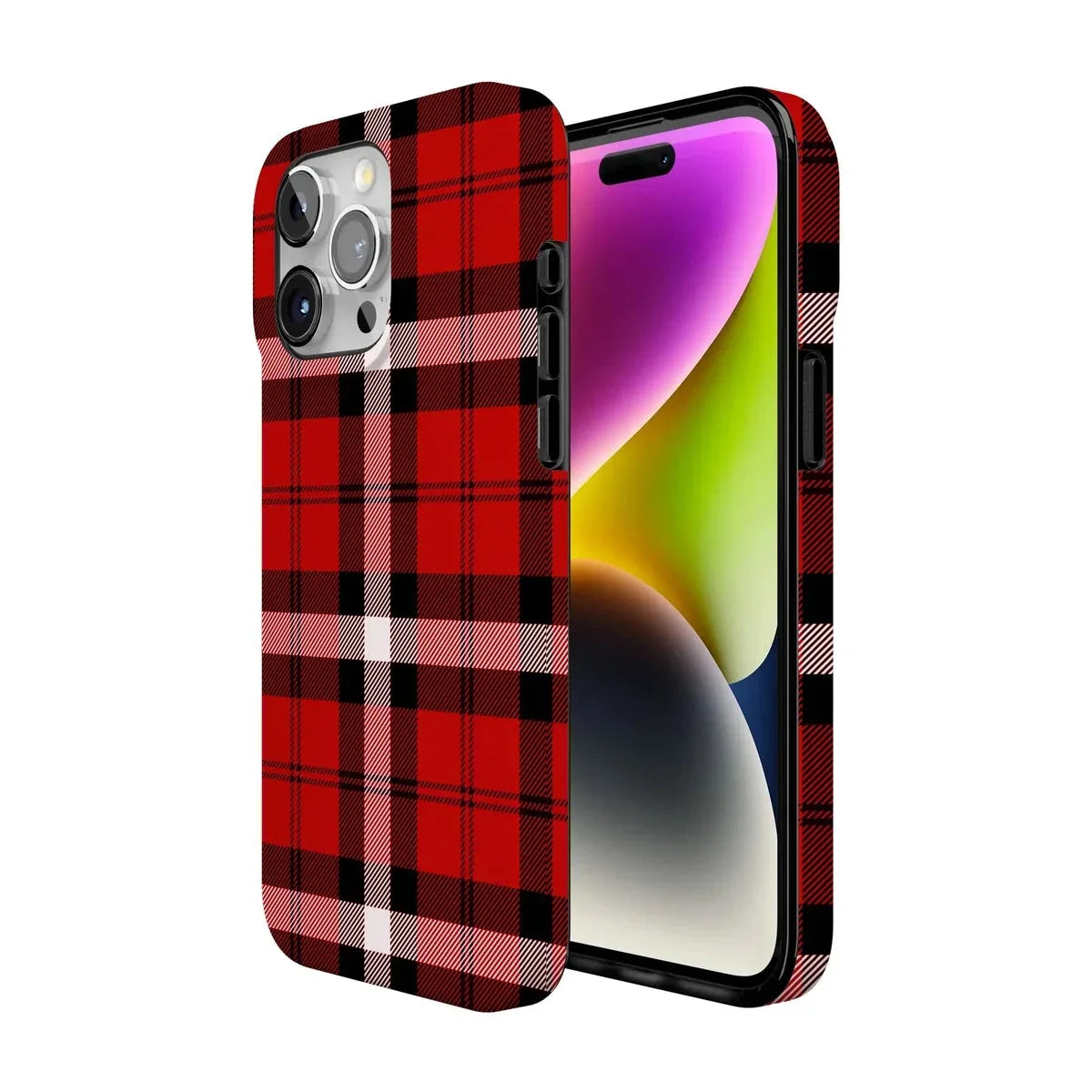 As if! | Red Plaid Case Phone Case get.casely