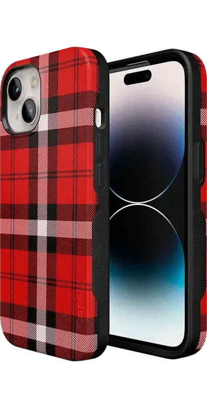 As if! | Red Plaid Case Phone Case get.casely