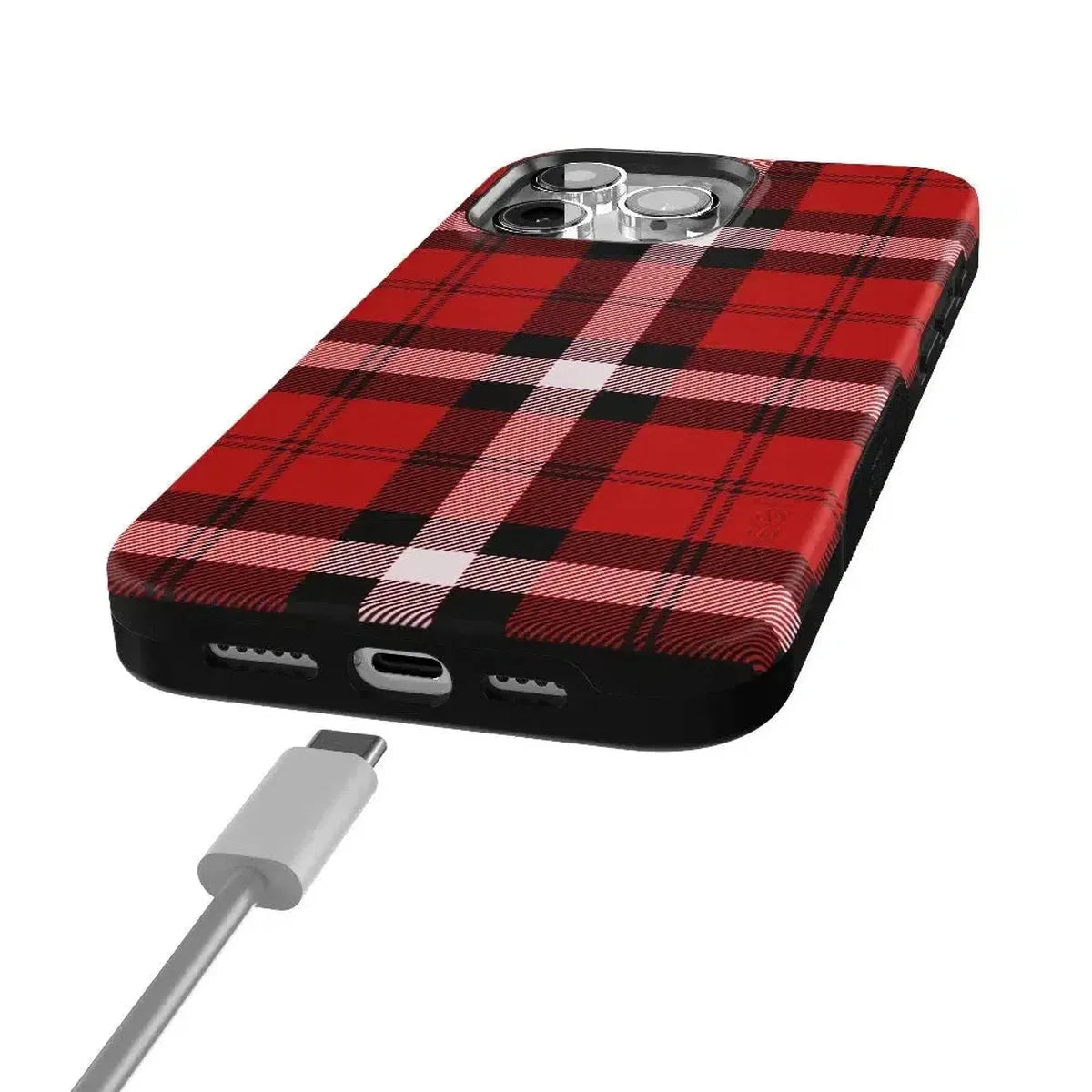 As if! | Red Plaid Case Phone Case get.casely