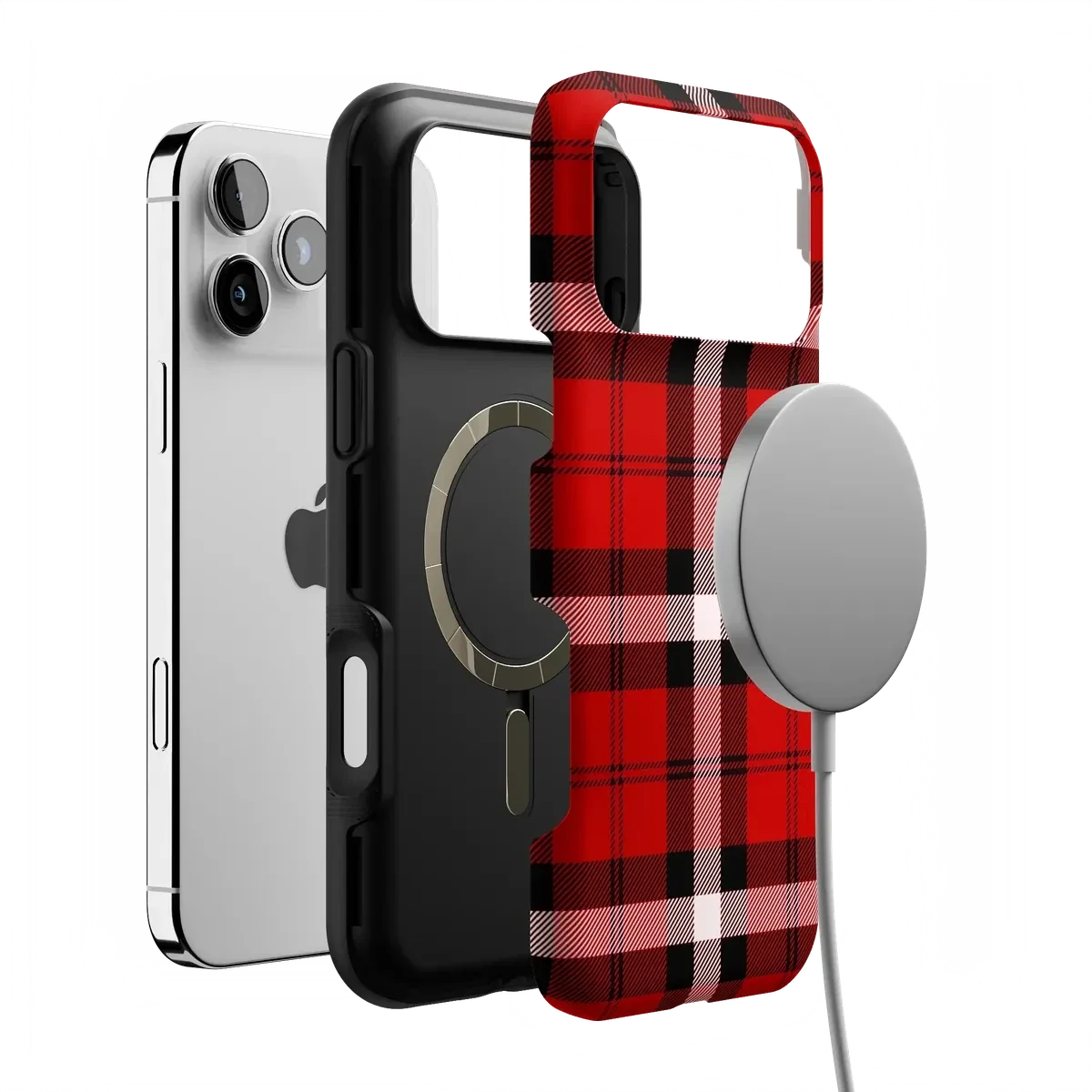 As if! | Red Plaid Case Phone Case get.casely