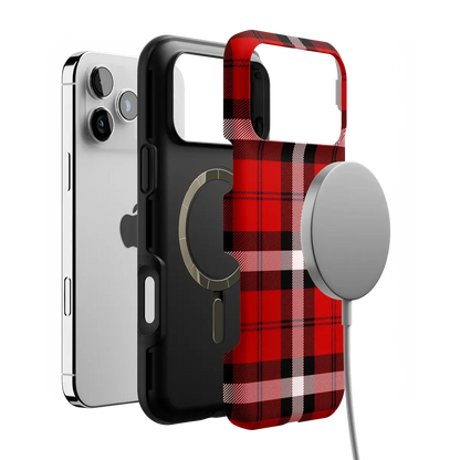 As if! | Red Plaid Case Phone Case get.casely