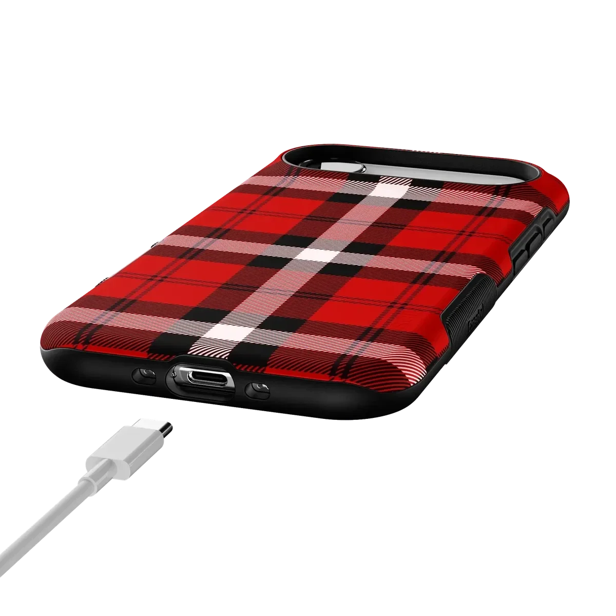 As if! | Red Plaid Case Phone Case get.casely