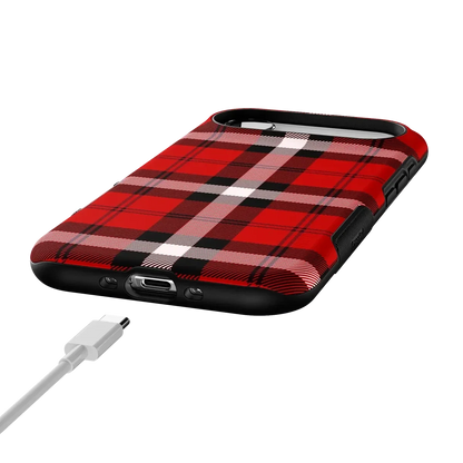 As if! | Red Plaid Case Phone Case get.casely