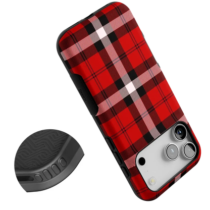 As if! | Red Plaid Case Phone Case get.casely
