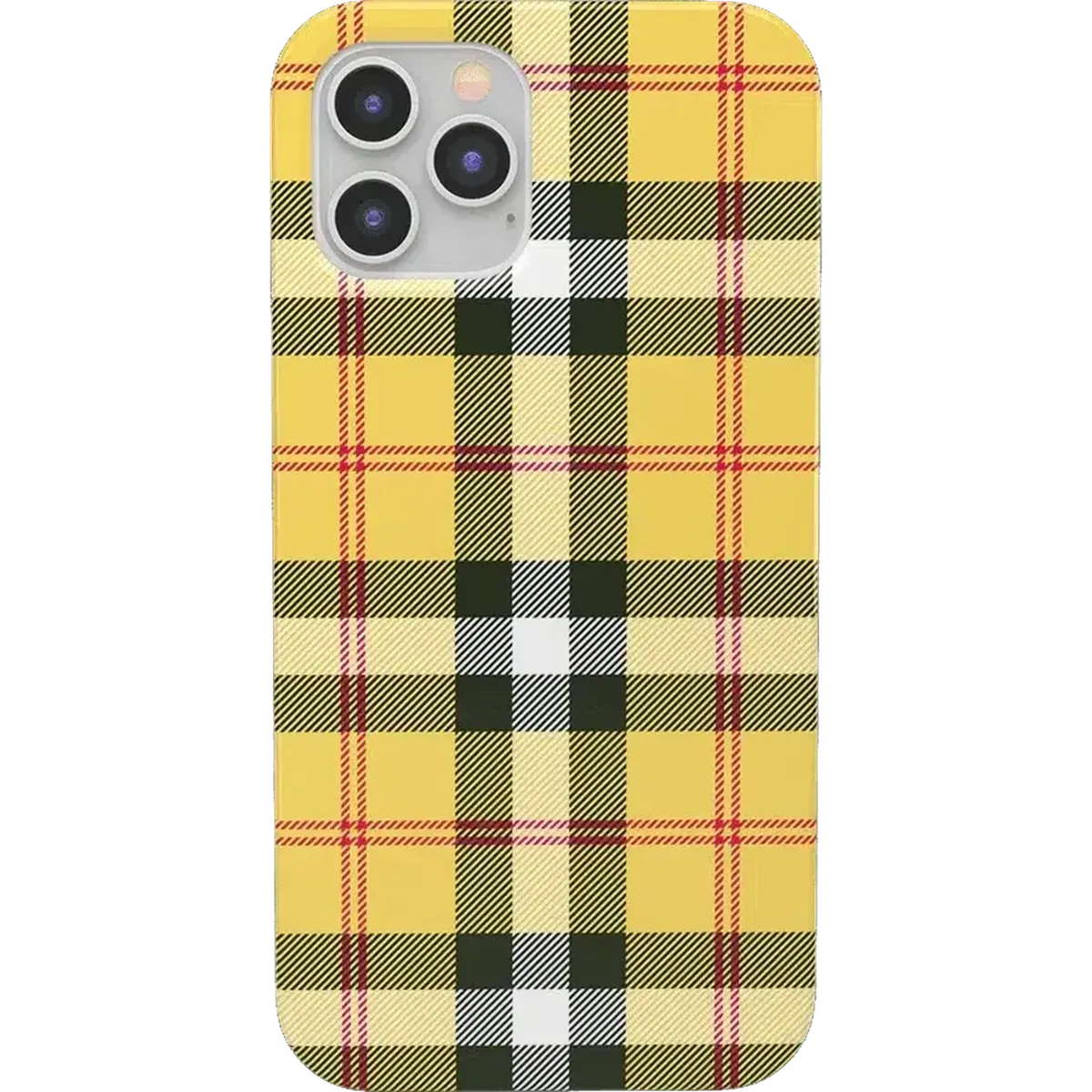 As if! | Yellow Plaid iPhone Case iPhone Case get.casely Classic iPhone 11 Pro