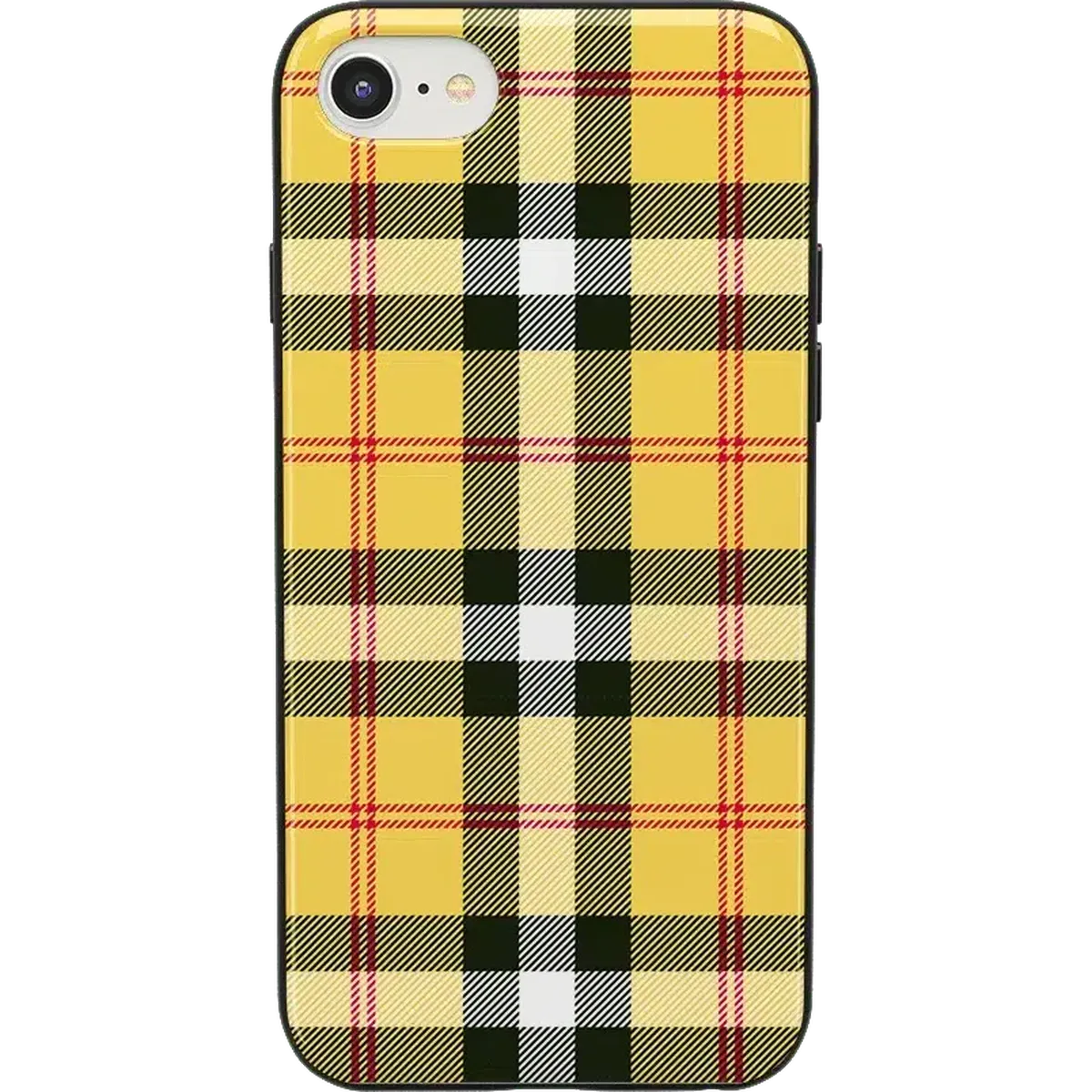 As if! | Yellow Plaid iPhone Case iPhone Case get.casely Classic iPhone 6/7/8