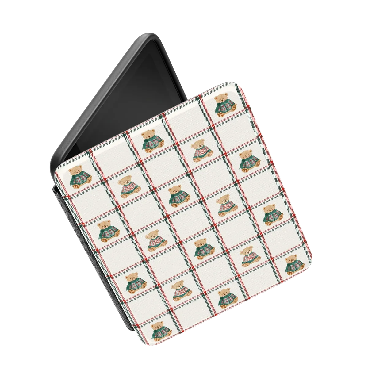 Bear Hugs | Teddy Squares Kindle Case