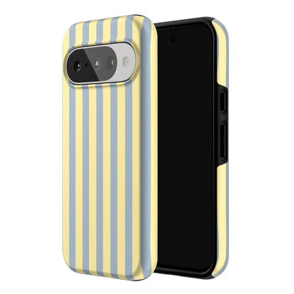 Coastline Stripes | Blue & Yellow Case