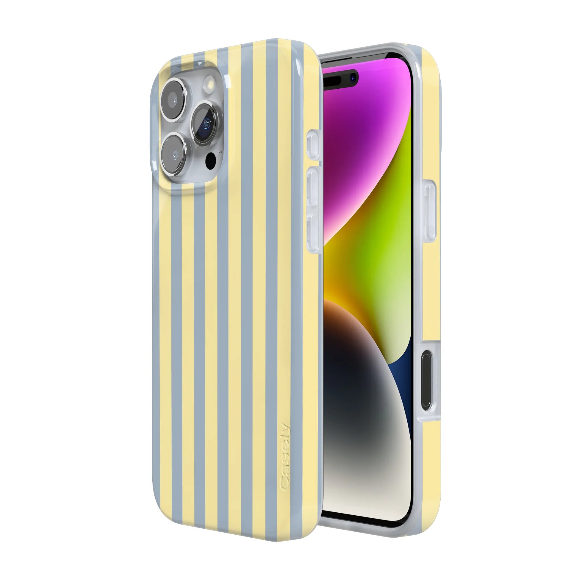 Coastline Stripes | Blue & Yellow Case