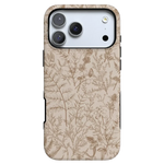 Beige Garden | Neutral Floral Case iPhone Case get.casely Bold + MagSafe® iPhone 17 Pro Max