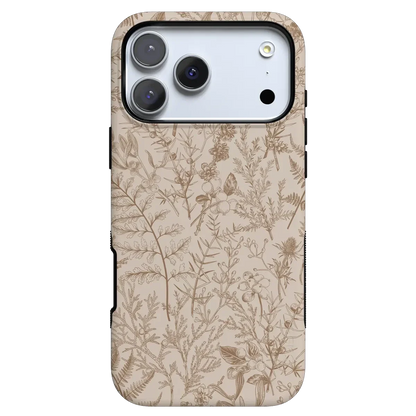 Beige Garden | Neutral Floral Case iPhone Case get.casely Bold + MagSafe® iPhone 17 Pro Max