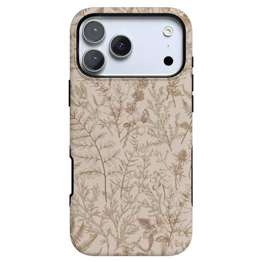Beige Garden | Neutral Floral Case iPhone Case get.casely Bold + MagSafe® iPhone 17 Pro Max