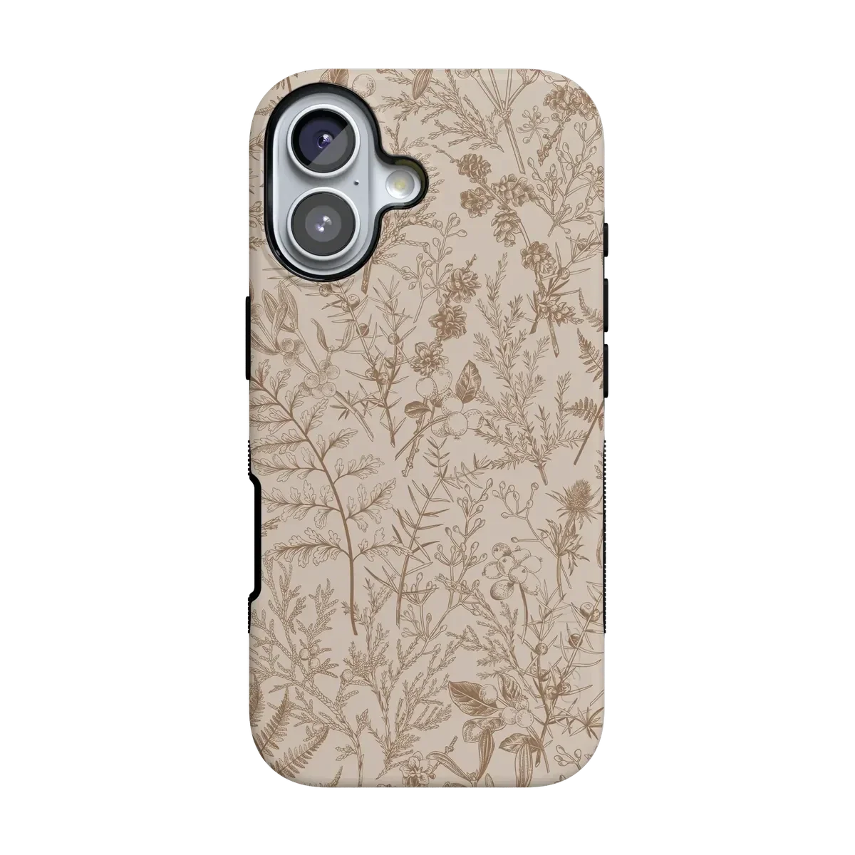 Beige Garden | Neutral Floral Case iPhone Case get.casely Bold + MagSafe® iPhone 17
