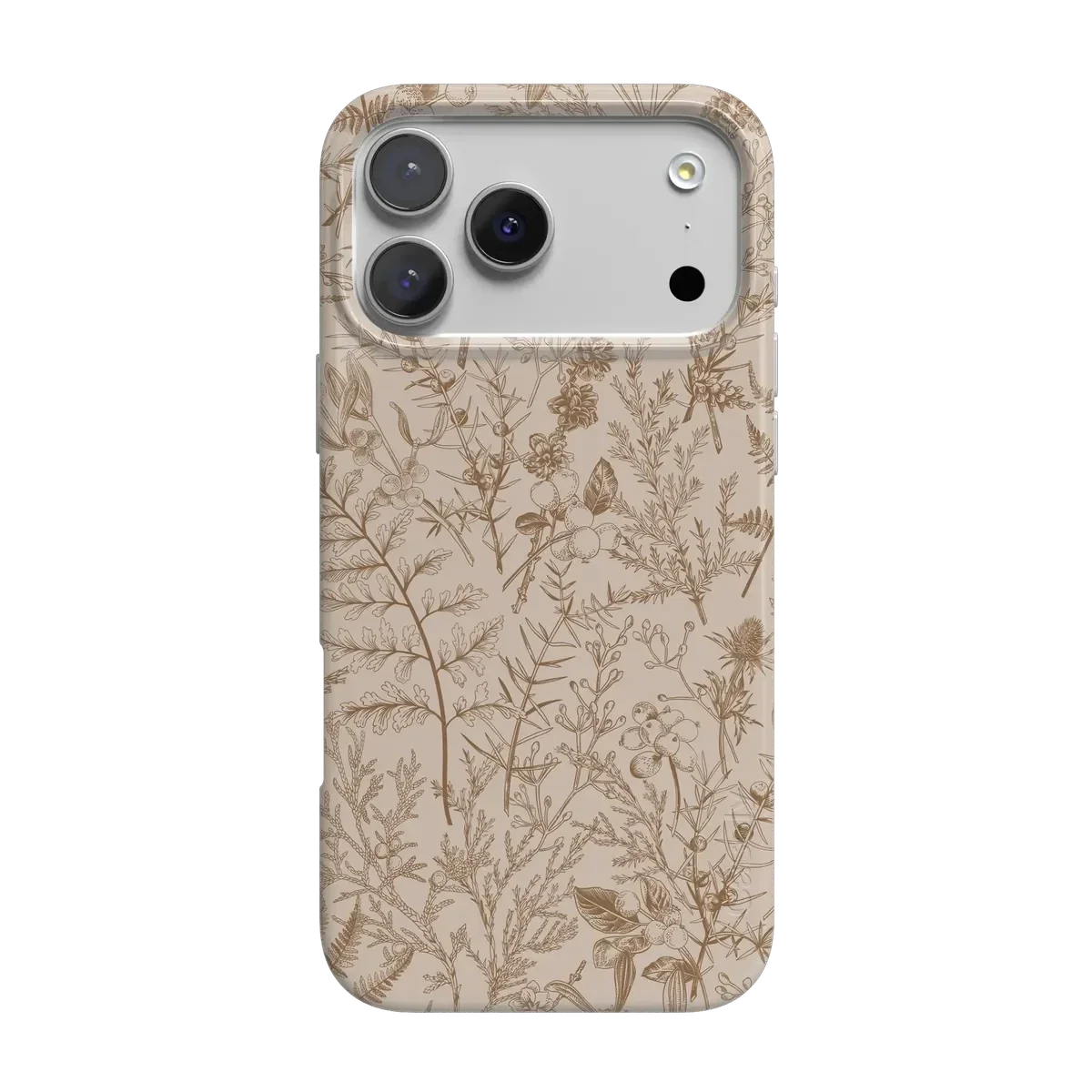 Beige Garden | Neutral Floral Case iPhone Case get.casely Classic + MagSafe® iPhone 17 Pro Max