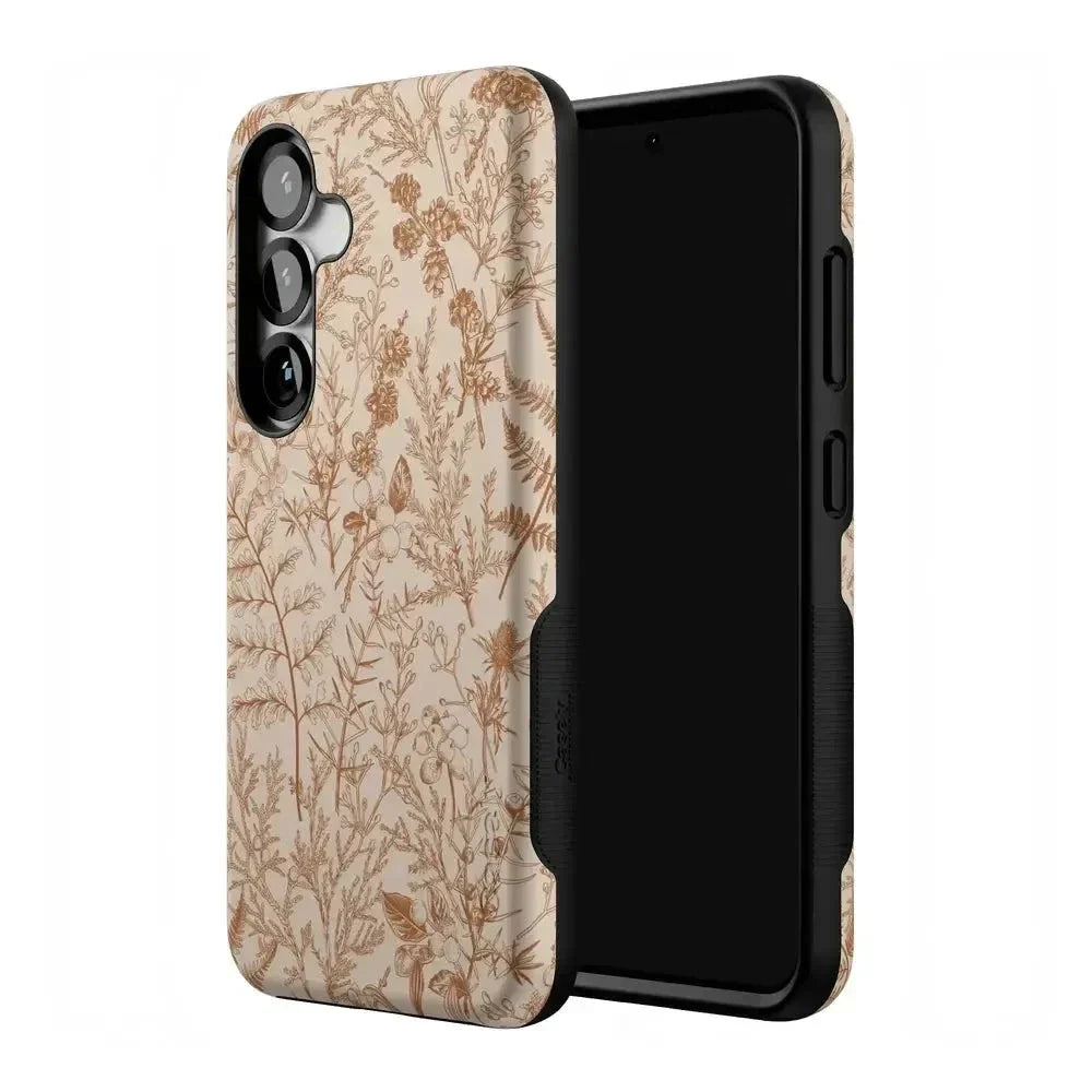 Beige Garden | Neutral Floral Case iPhone Case get.casely
