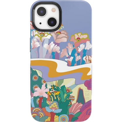 Beneath the Waves | The Beatles Yellow Submarine Case iPhone Case get.casely Bold + MagSafe® iPhone 13