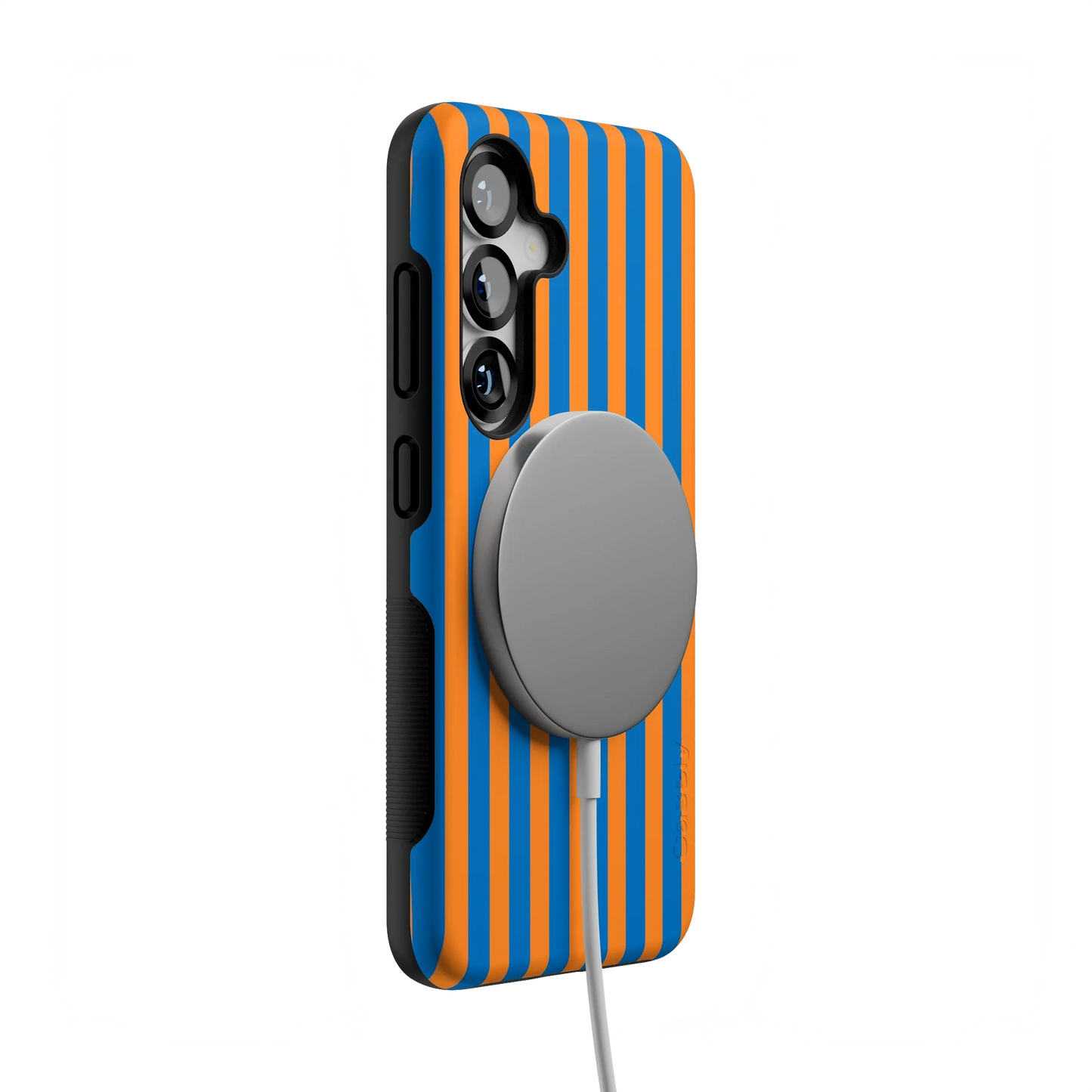 Go New York | Blue & Orange Stripes Case