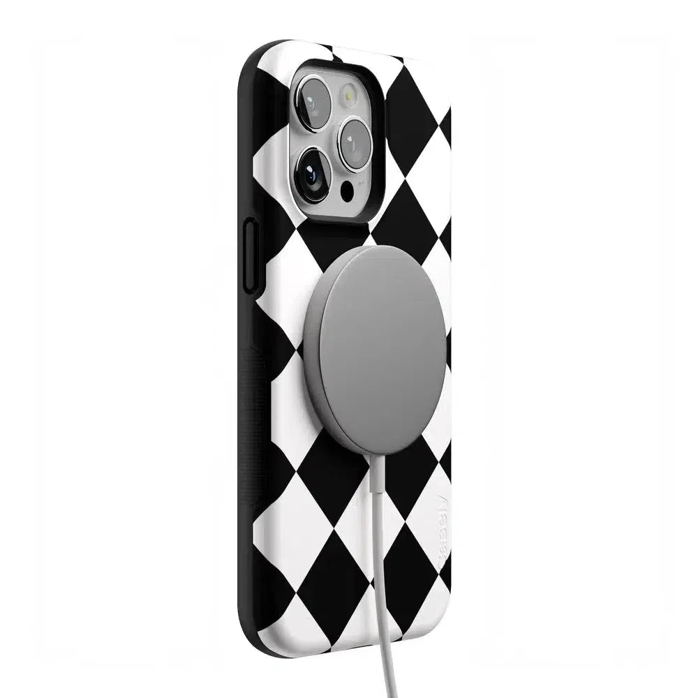 Black Checkerboard | High Contrast Design Case Phone Case Casetry
