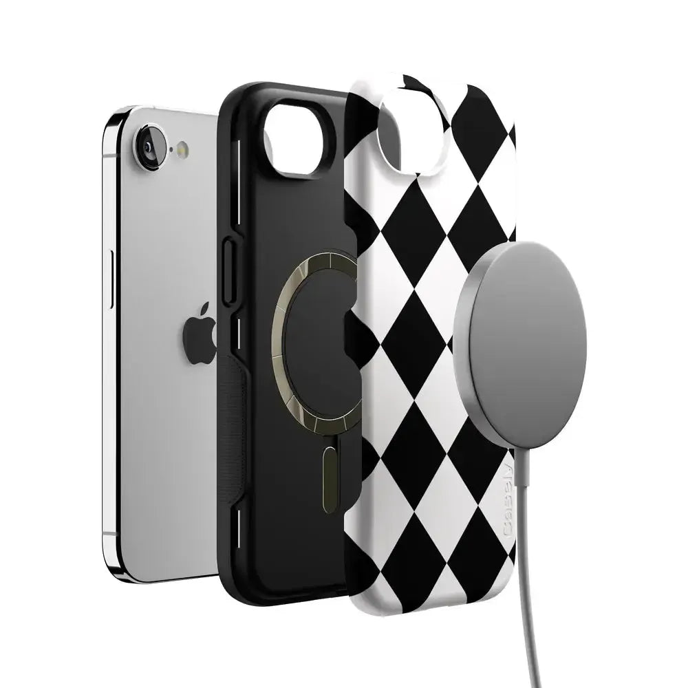 Black Checkerboard | High Contrast Design Case Phone Case Casetry