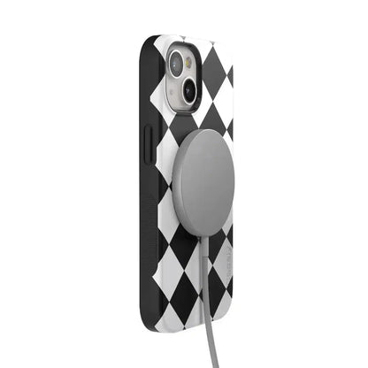 Black Checkerboard | High Contrast Design Case Phone Case Casetry