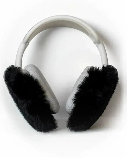 Black Fluffy Earmuffs | AirPods Max Case AirPods Case get.casely