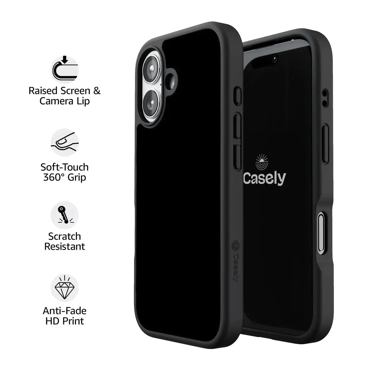 Black Onyx | The Boyfriend Collection iPhone Case get.casely