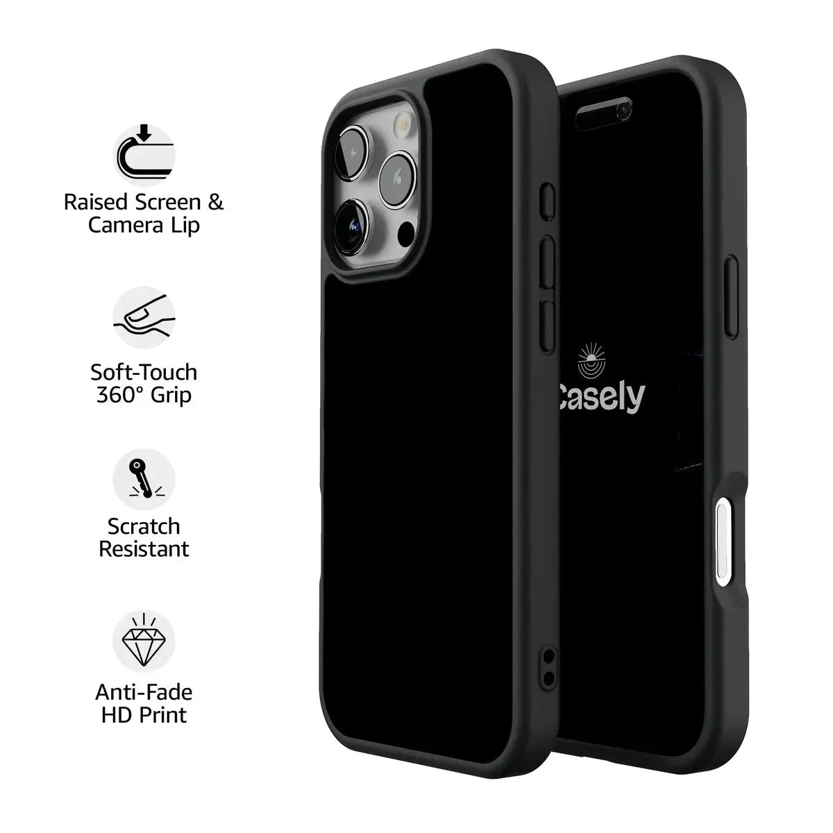 Black Onyx | The Boyfriend Collection iPhone Case get.casely