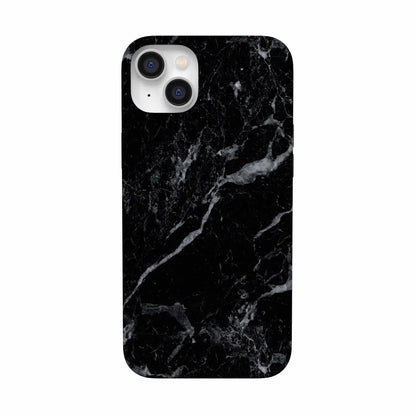 Black Pearl | Classic Black Marble Case iPhone Case get.casely Classic + MagSafe® iPhone 14 Plus