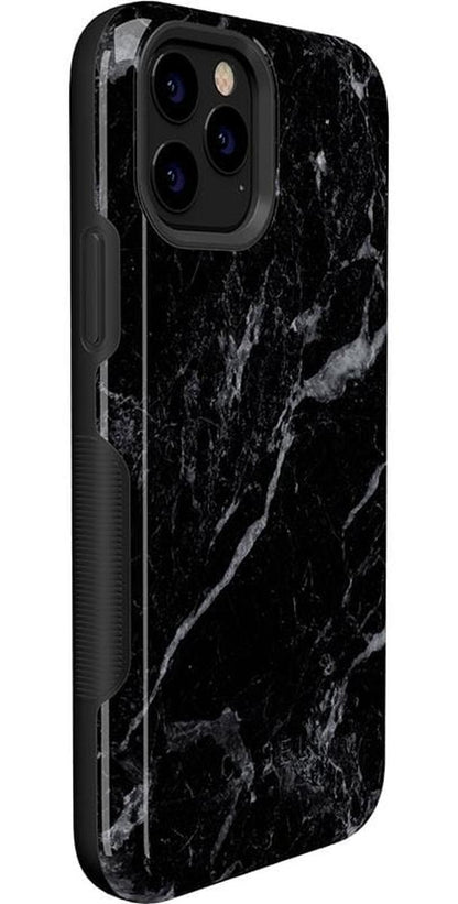 Black Pearl | Classic Black Marble Case iPhone Case get.casely