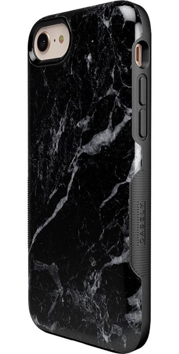 Black Pearl | Classic Black Marble Case iPhone Case get.casely
