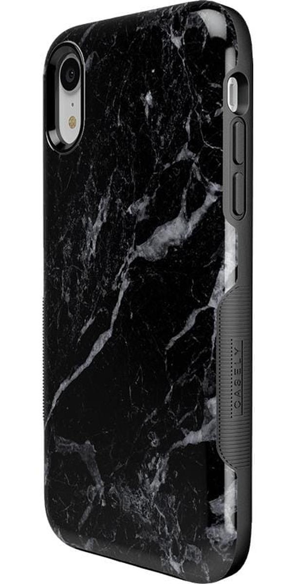Black Pearl | Classic Black Marble Case iPhone Case get.casely