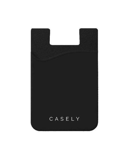 Black Silicon Wallet SHOPSTORM_HIDDEN_PRODUCT Casely Club