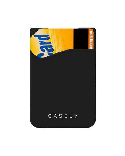 Black Silicon Wallet SHOPSTORM_HIDDEN_PRODUCT Casely Club