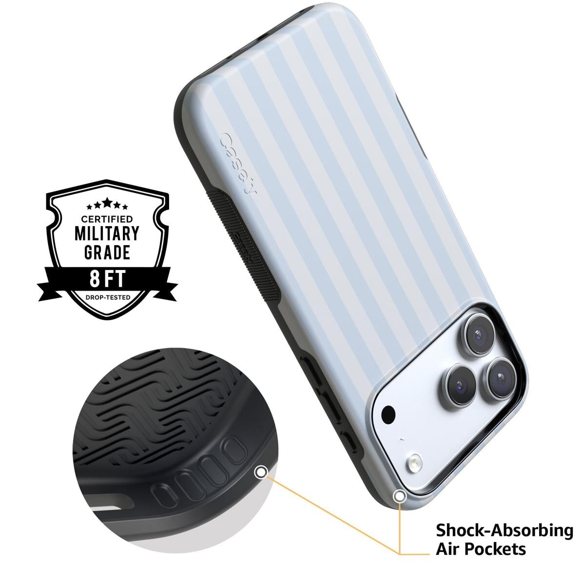 Blue Stripes | Sunday Best Case Phone Case get.casely