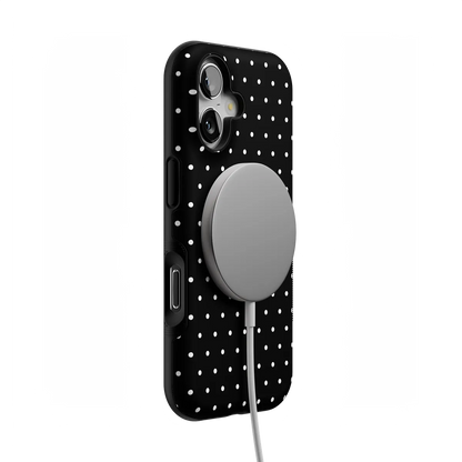 On the Dot | White Polka Dot Case