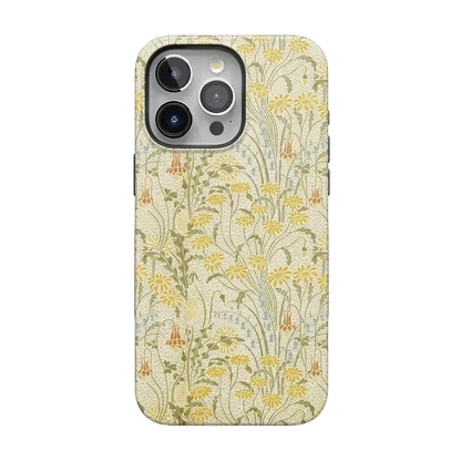 Boho Blooms | Golden Floral Case iPhone Case get.casely Bold + MagSafe® iPhone 15 Pro Max