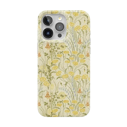 Boho Blooms | Golden Floral Case iPhone Case get.casely Classic + MagSafe® iPhone 15 Pro Max