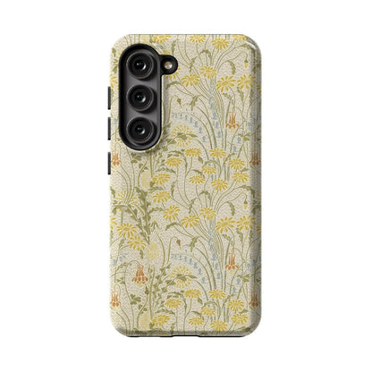 Boho Blooms | Golden Floral Case iPhone Case get.casely Essential Galaxy S23