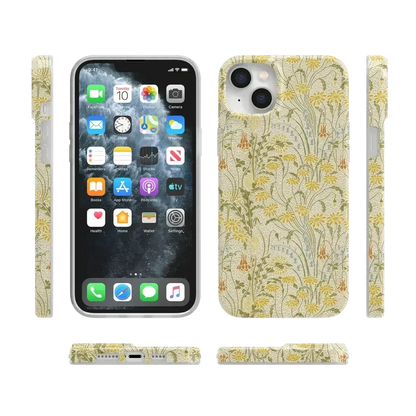 Boho Blooms | Golden Floral Case iPhone Case get.casely