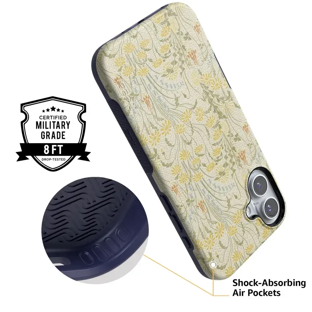 Boho Blooms | Golden Floral Case iPhone Case get.casely