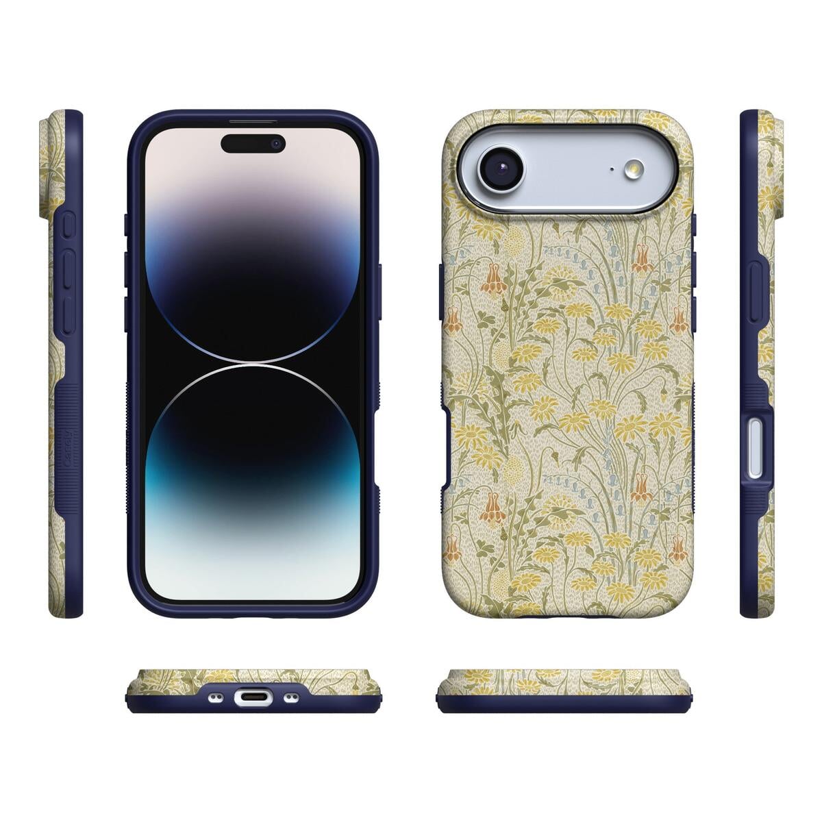 Boho Blooms | Golden Floral Case iPhone Case get.casely